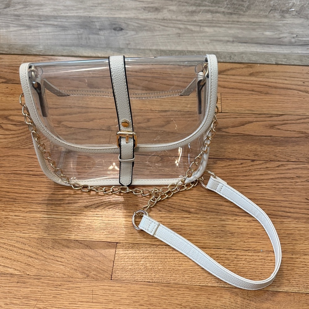 Clear concert/stadium crossbody